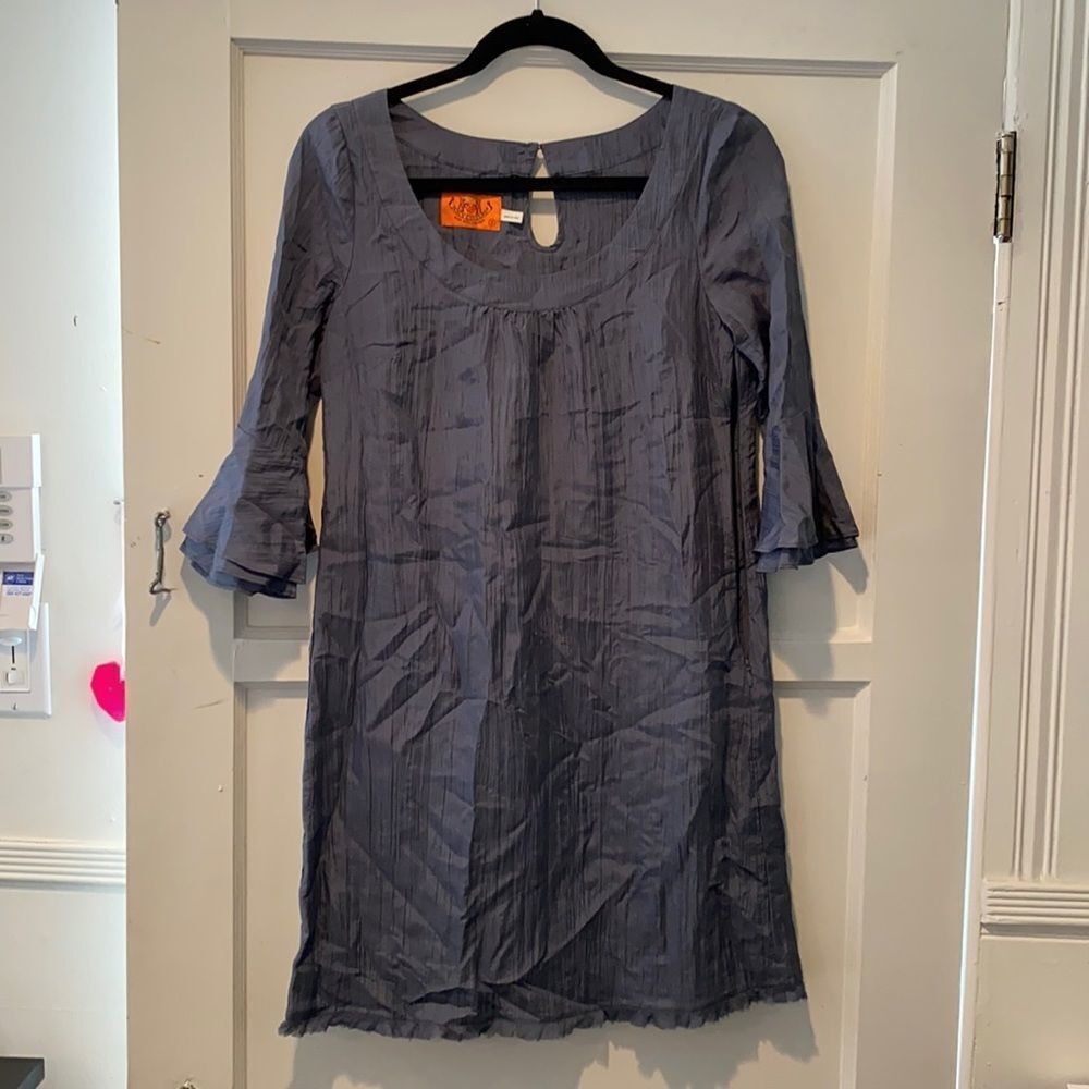 Juicy Couture blue silk dress.